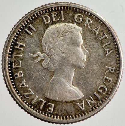 1963 Canada 10 Cents Silver Coin | Fine Collectable Grade | a8939