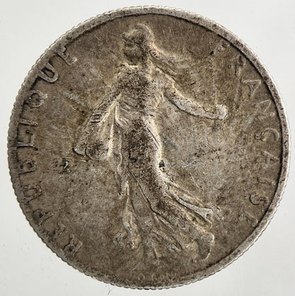 1917 France 50 Centimes Silver Coin | Fine Collectable Grade