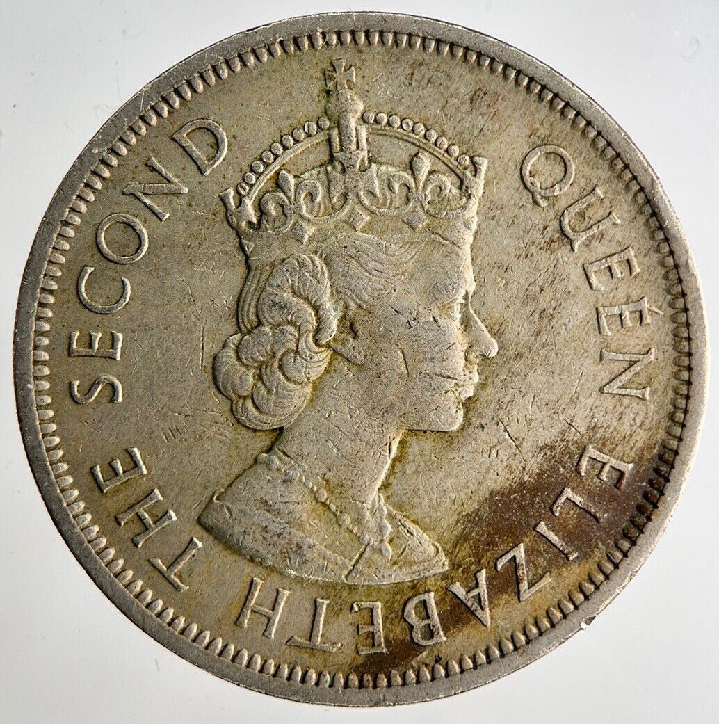 1960 Hong Kong 1 One Dollar Coin | Fine Collectable Grade