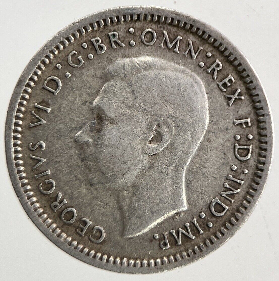 1943 Australia Threepence Silver Coin | Fine Collectable Grade