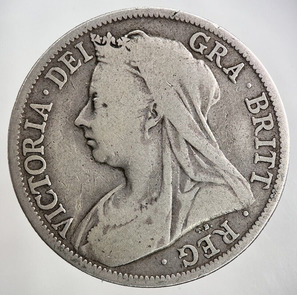 1896 Victoria Half - Crown Silver Coin | Collectable Grade