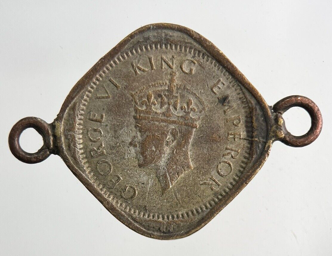 1943 India 1/2 Half Anna Coin | Collectable Grade