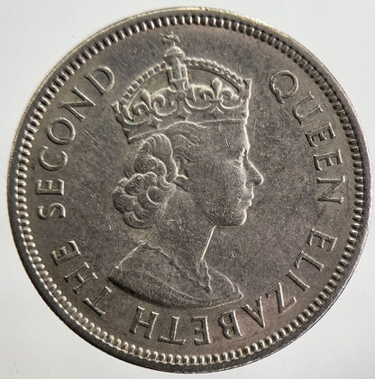 1972 Hong Kong 50 Cents Coin | Fine Collectable Grade | a4773