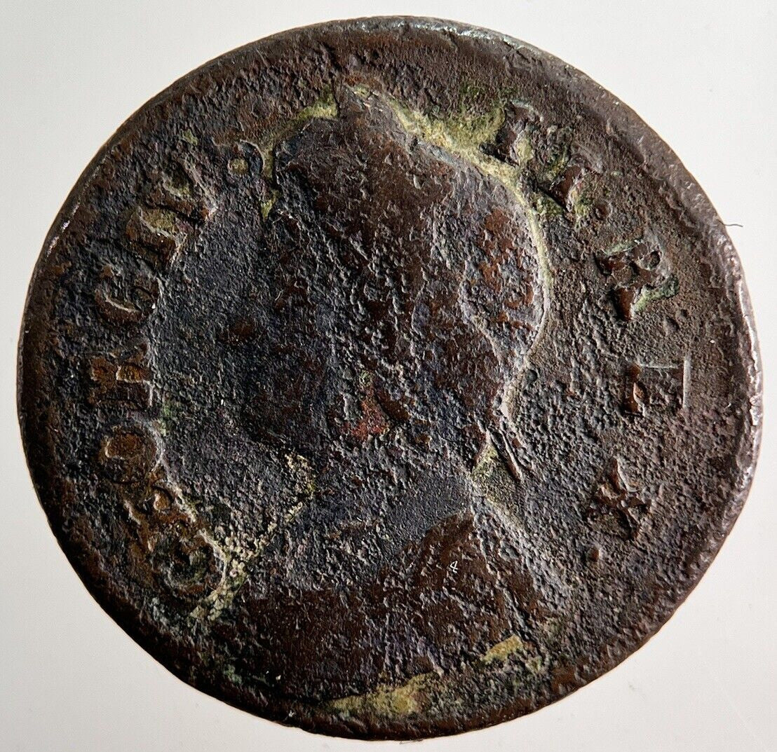 1736 George II 2nd Farthing Coin | Collectable Grade