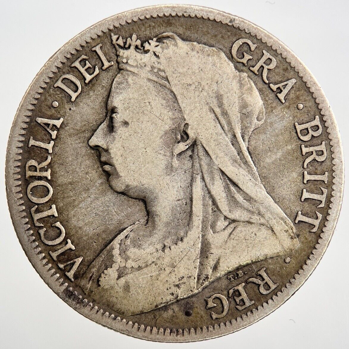 1896 Victoria Half - Crown | British Silver Coin | Collectable Grade | a785