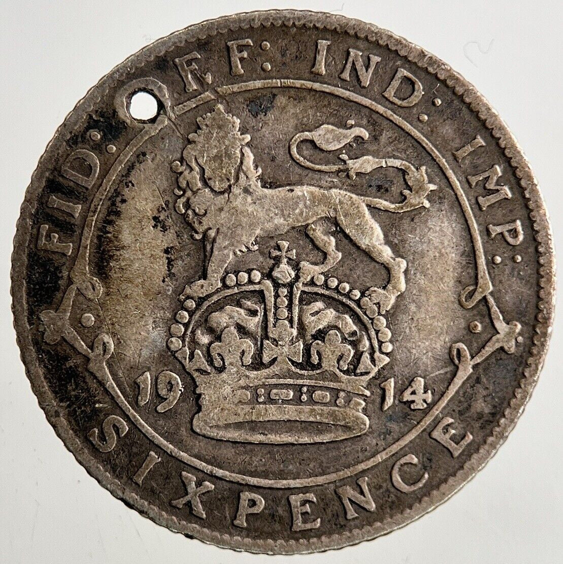 1914 George V Sixpence Silver Coin | Collectable Grade