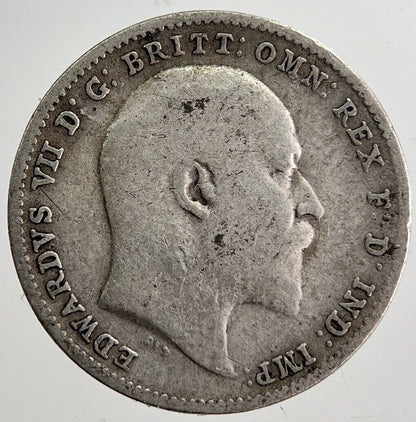 1909 Edward VII Threepence Silver Coin | Collectable Grade | a8715