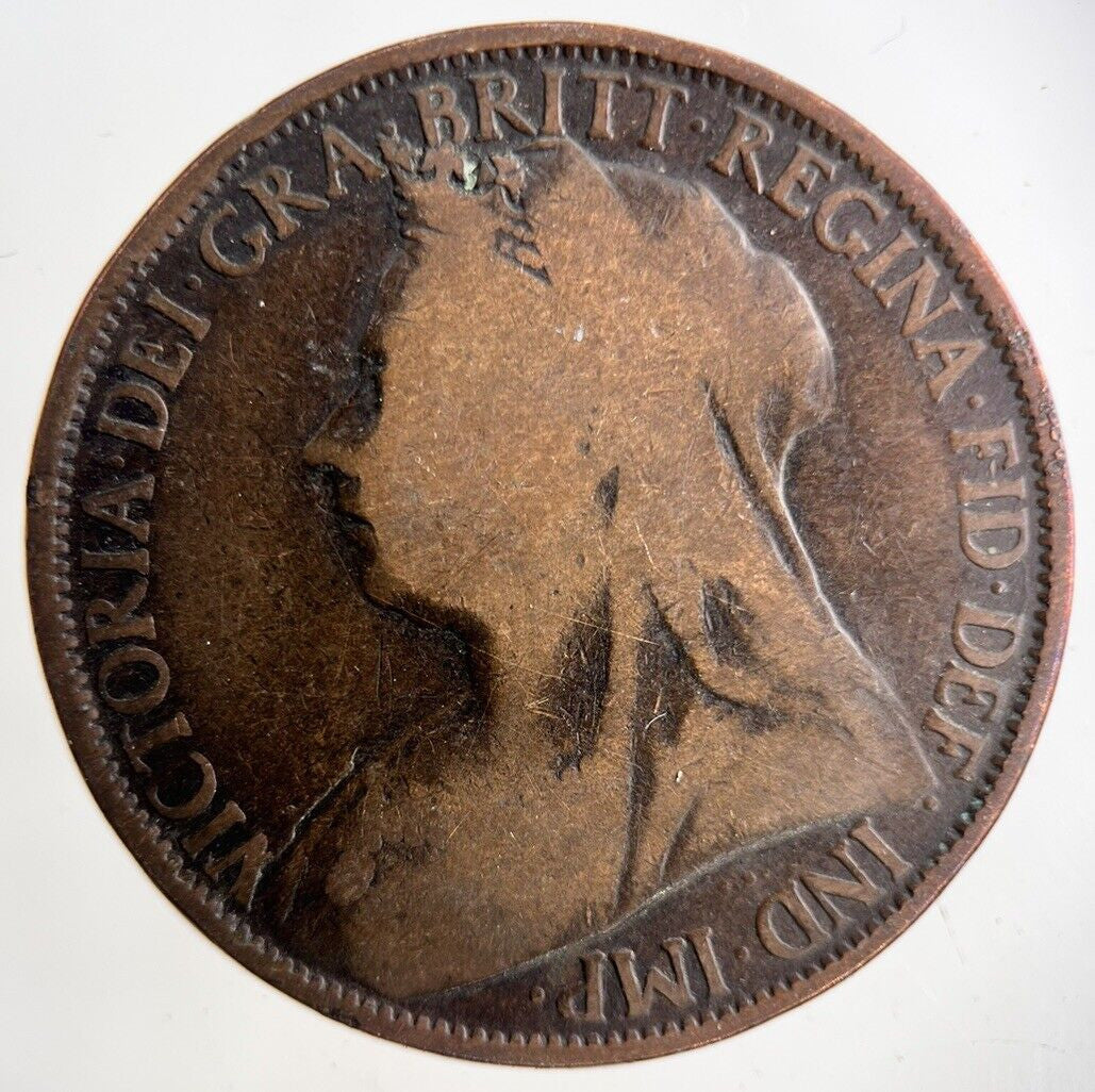 1896 Victoria One Penny Coin | Collectable Grade
