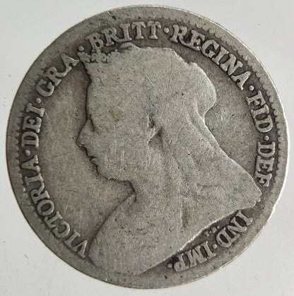 1896 Victoria Threepence Silver Coin | Collectable Grade