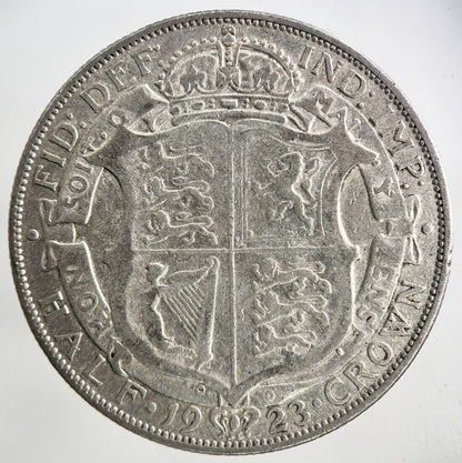 1923 George V Half - Crown Silver Coin | Fine Collectable Grade