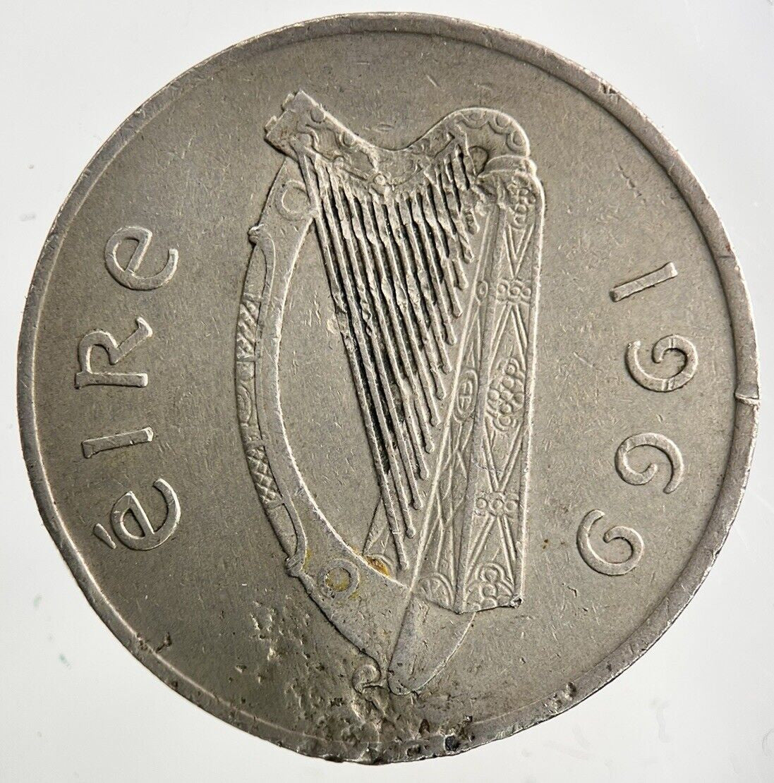 1969 Bent Irish 10p Ten - Pence Coin | Collectable Grade