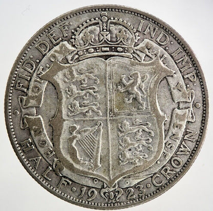 1923 George V Half - Crown Silver Coin | Fine Collectable Grade