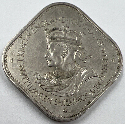 1966 William I 10 Shillings | Guernsey Coin | Fine Collectable Grade | a813
