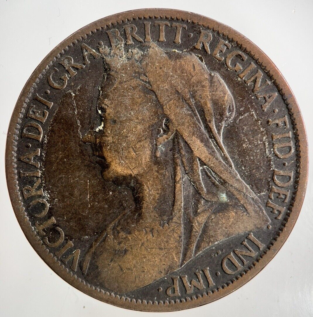1899 Victoria One Penny Coin | Collectable Grade