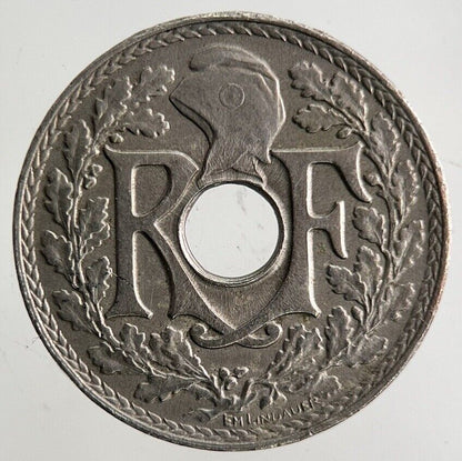1932 France 5 Centimes Coin | Fine Collectable Grade