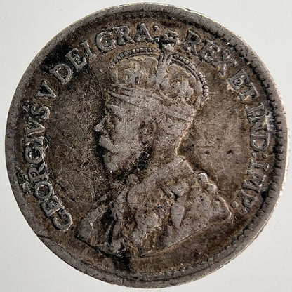 1917 Canada 5 Cents Silver Coin | Fine Collectable Grade | a6310