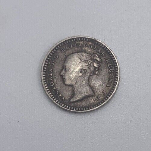1843 British 1 1/2 Pence | Silver Coin | Queen Victoria Collectable Grade | a478