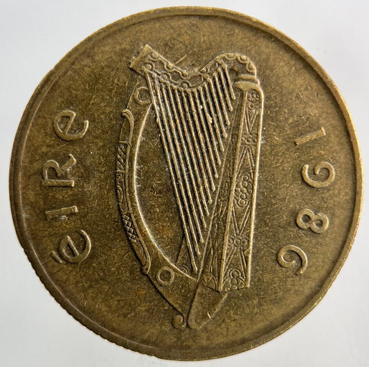 1986 Irish 20p Twenty - Pence Coin | Very High Grade