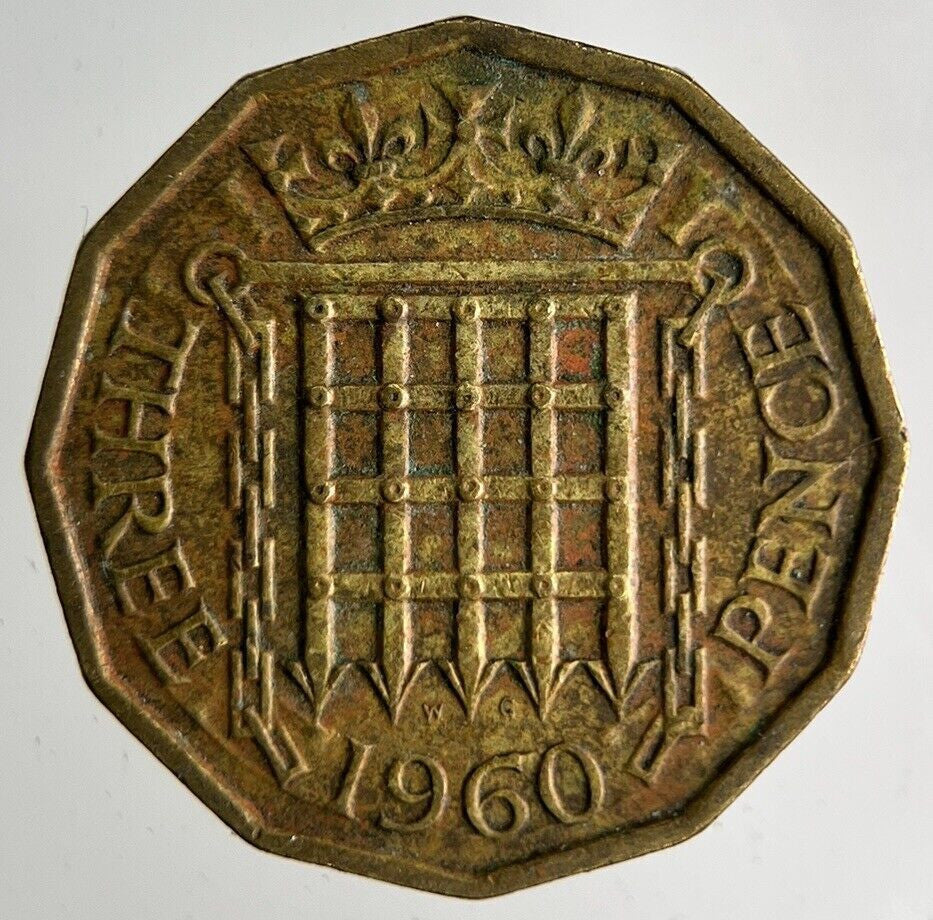 1960 Elizabeth II Brass Threepence Coin | Collectable Grade