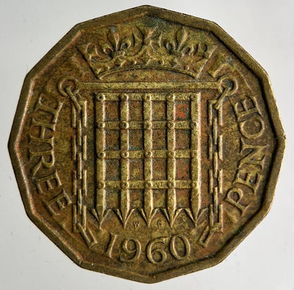 1960 Elizabeth II Brass Threepence Coin | Collectable Grade
