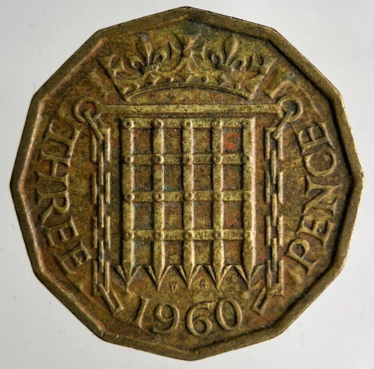 1960 Elizabeth II Brass Threepence Coin | Collectable Grade