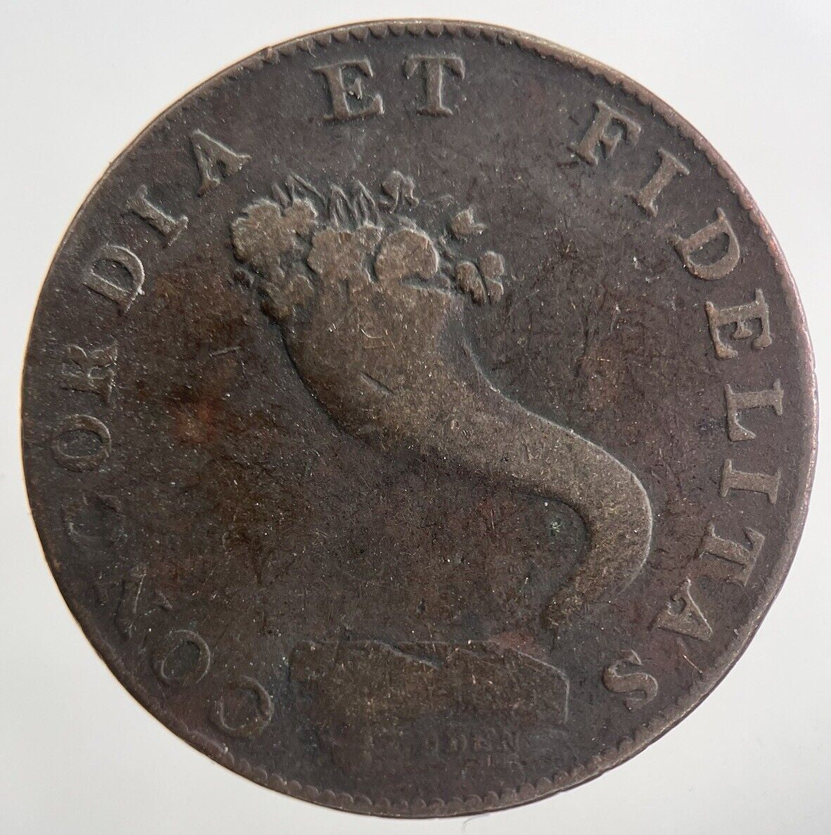 1795 Inverness Half-Penny Token | Collectable Grade