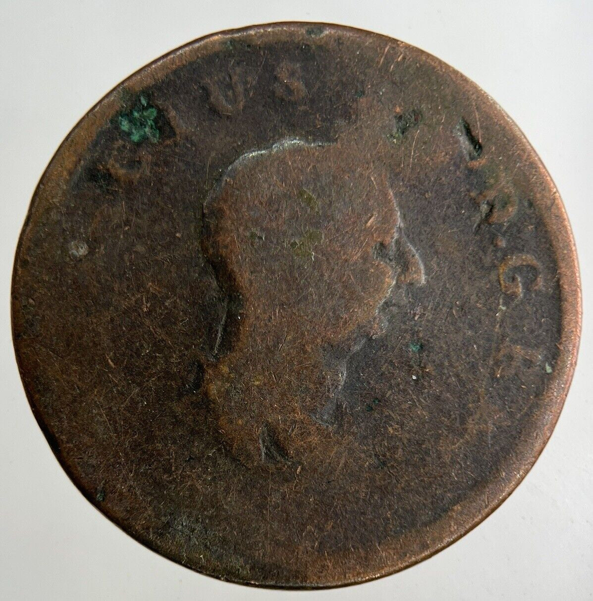 British George III 3rd Half - Penny Coin | Fair Grade