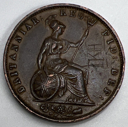 1853 Victoria Half - Penny | British Copper Coin | Very Fine Grade | a1270