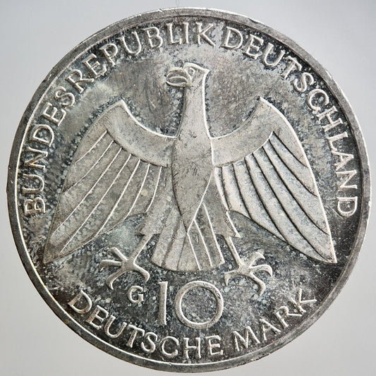 1972 - G Germany 10 Mark Silver Coin | Fine Collectable Grade | a2588