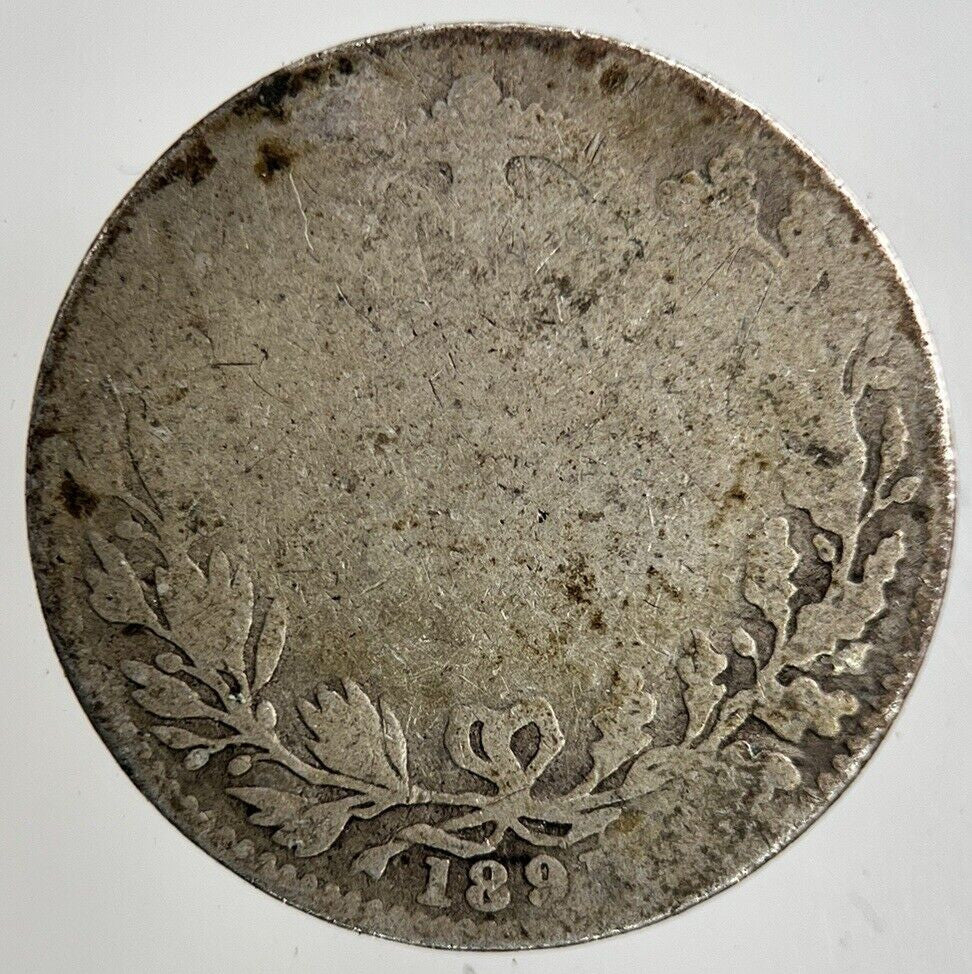 British Victoria Sixpence Silver Coin | Fair Grade
