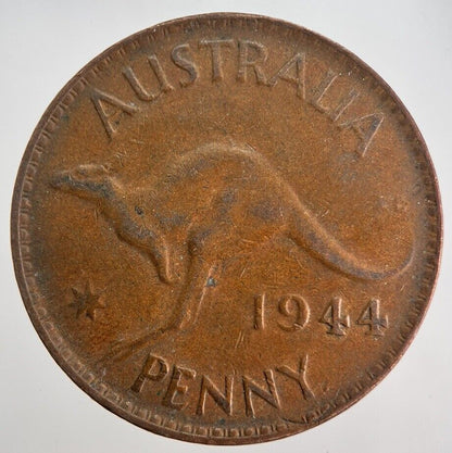 1944 Australia Penny Coin | Fine Collectable Grade | a7153