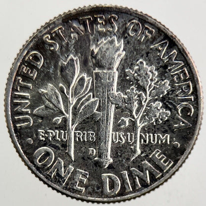 1964 - D US USA Roosevelt One Dime Silver Coin | Very High Grade