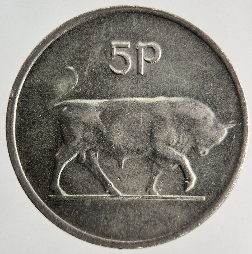 1978 Irish 5p Five - Pence Coin | Fine Collectable Grade