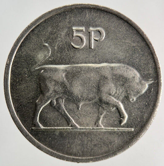 1978 Irish 5p Five - Pence Coin | Fine Collectable Grade