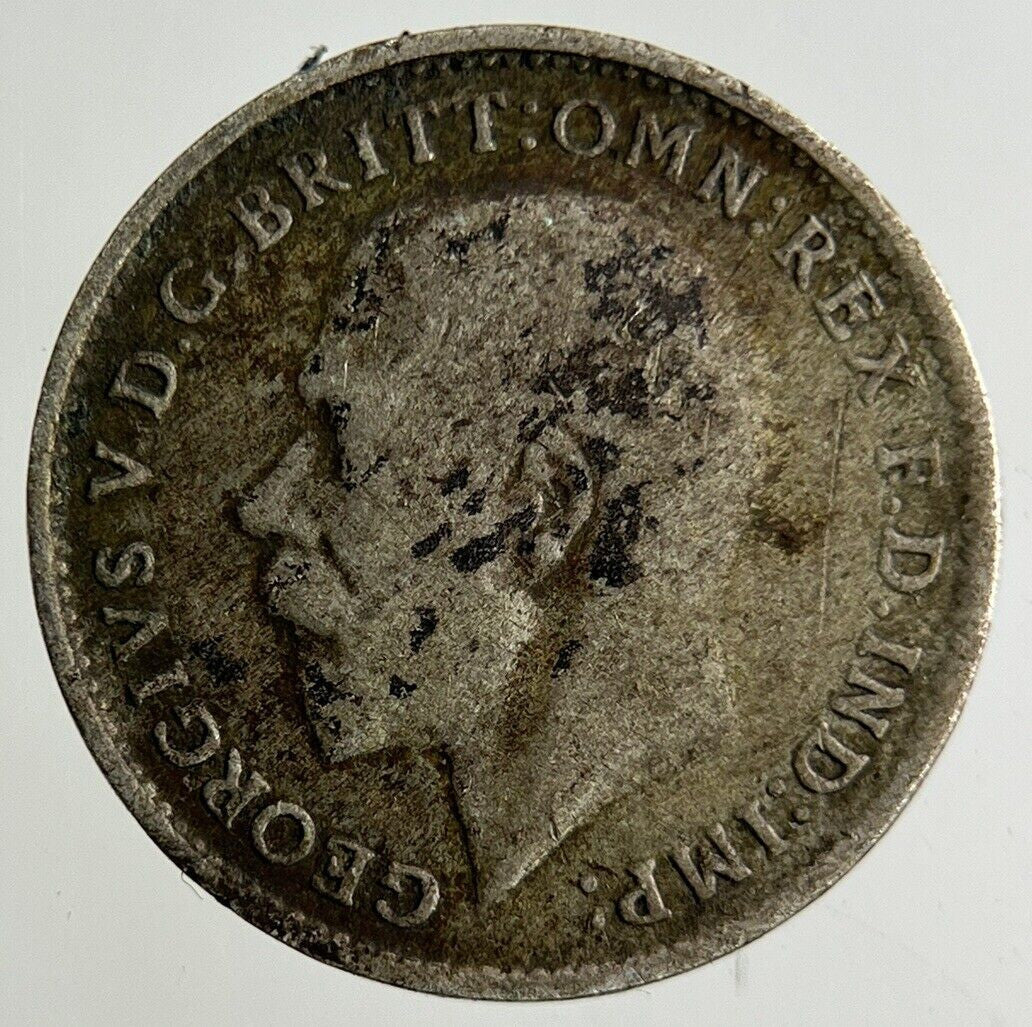 1922 George V Threepence Silver Coin | Fine Collectable Grade