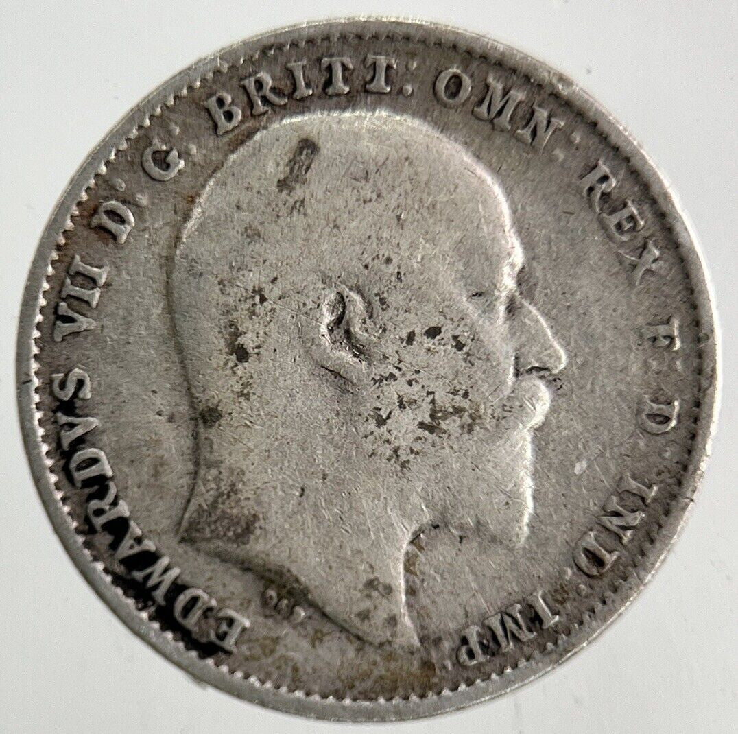 1908 Edward VII Threepence Silver Coin | Collectable Grade