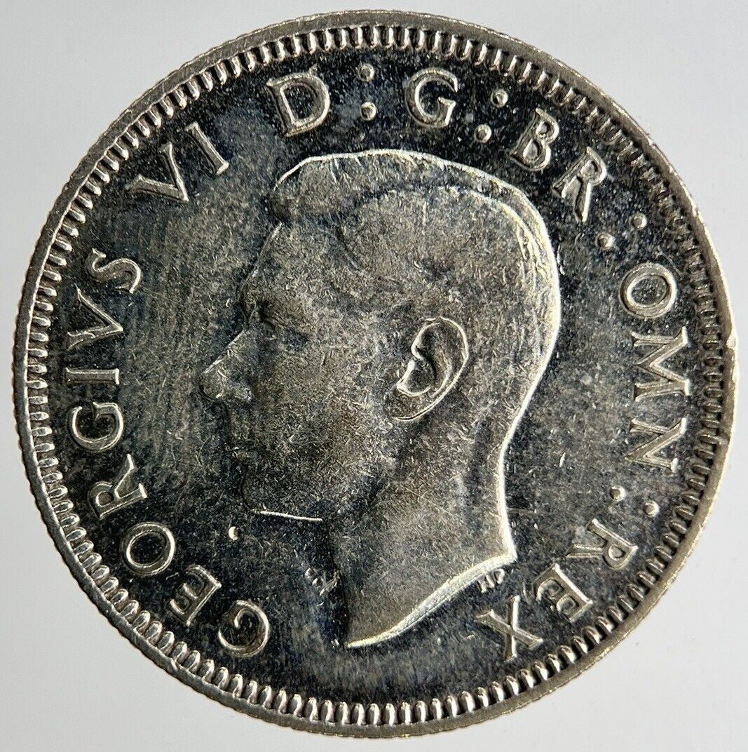 1943 George VI Silver Shilling Coin | Fine Collectable Grade