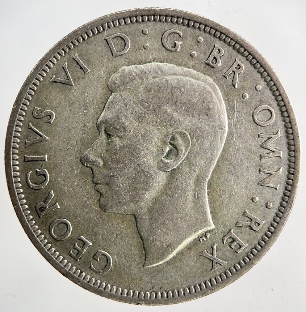 1941 George VI Half - Crown Silver Coin | Fine Collectable Grade