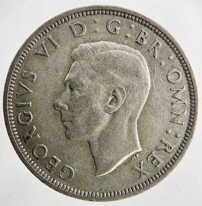 1941 George VI Half - Crown Silver Coin | Fine Collectable Grade