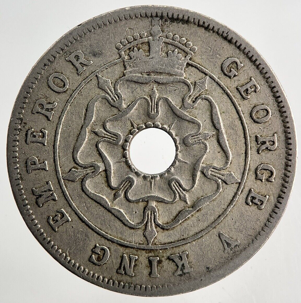 1934 Africa Rhosdesia One Penny Coin | Fine Collectable Grade