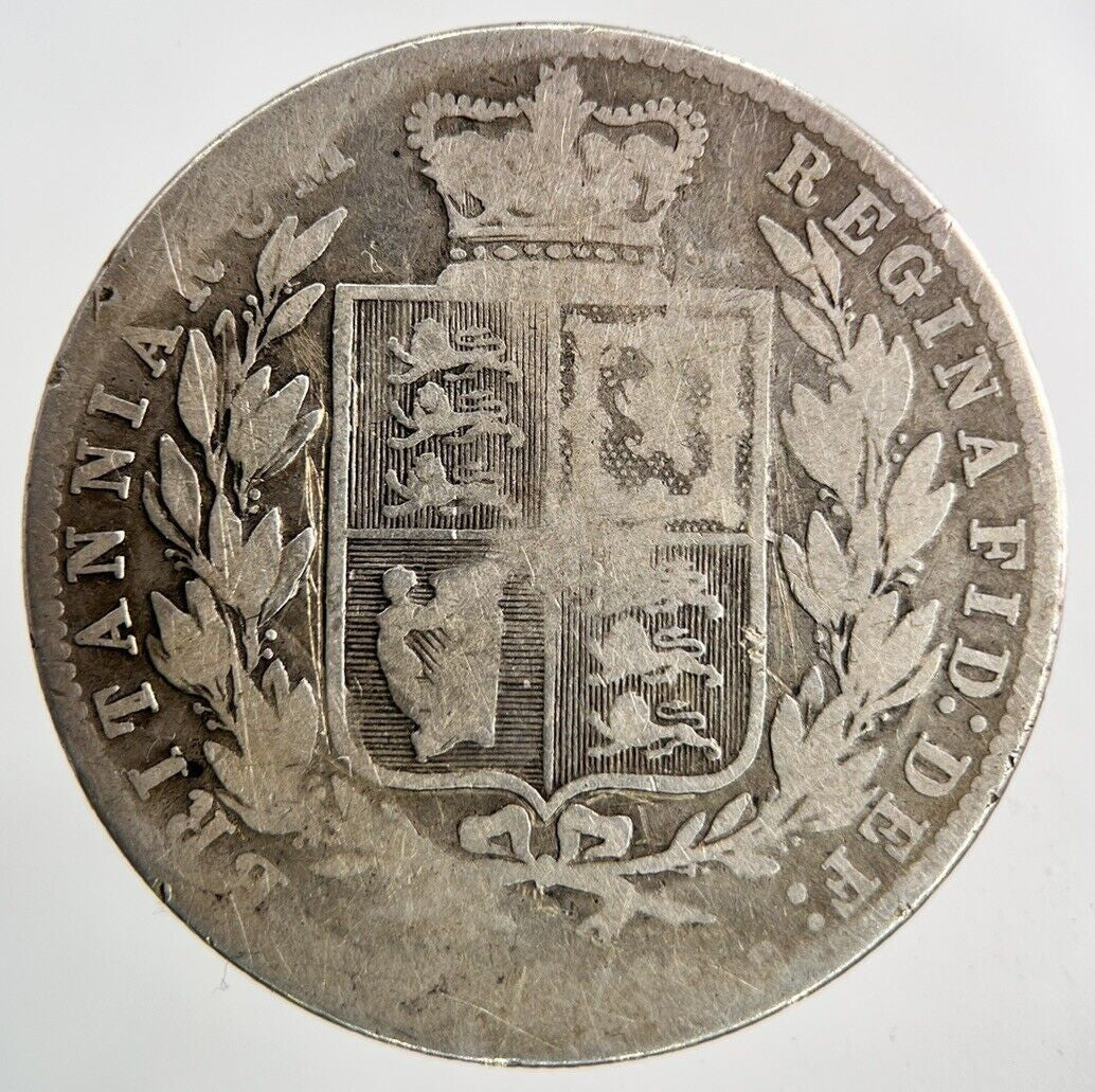 1875 Victoria Half - Crown Silver Coin | Collectable Grade