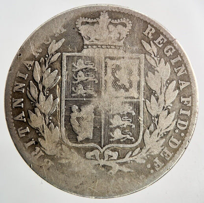 1875 Victoria Half - Crown Silver Coin | Collectable Grade
