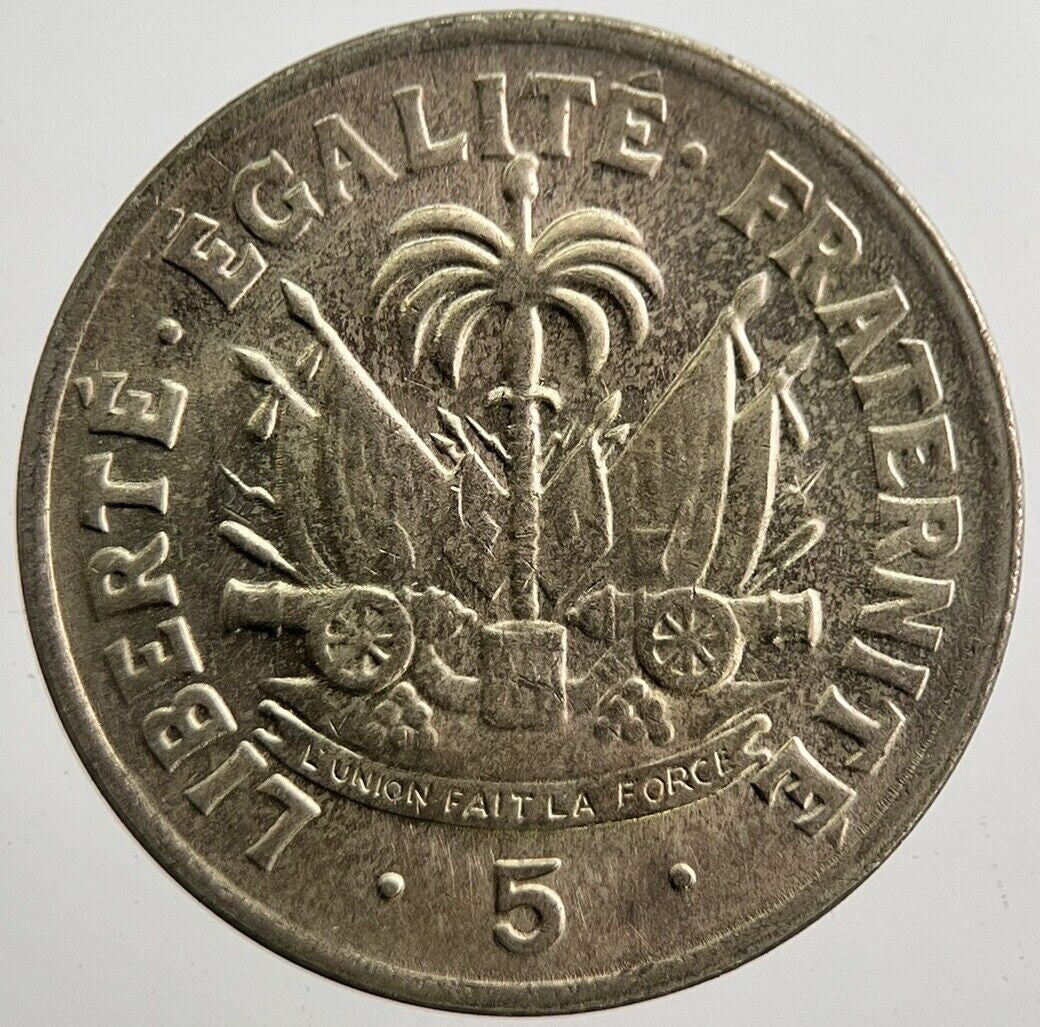 1958 Haiti 5 Cents Centimes Coin | Very High Grade | a7903