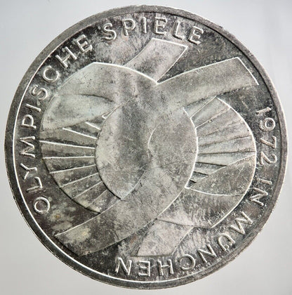 1972 - G Germany 10 Mark Silver Coin | Fine Collectable Grade | a2588