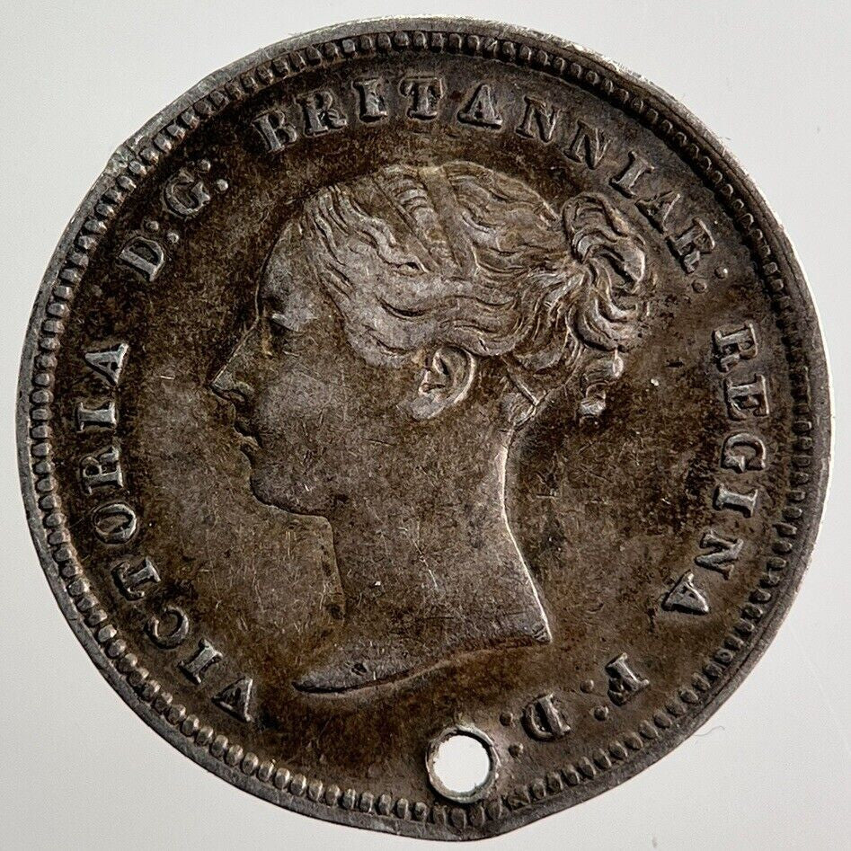 1851 Victoria Maundy Four - Pence Silver Coin | Very High Grade