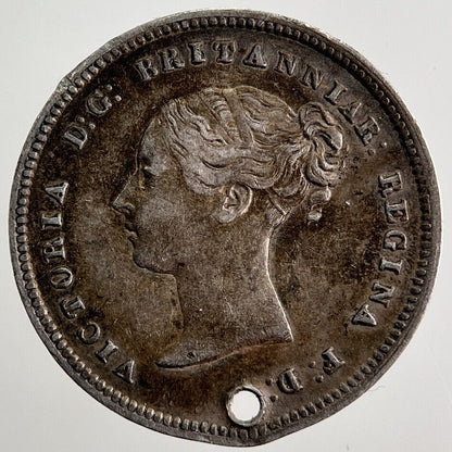 1851 Victoria Maundy Four - Pence Silver Coin | Very High Grade