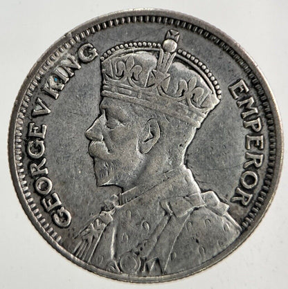 1934 New Zealand Sixpence Silver Coin | Fine Collectable Grade