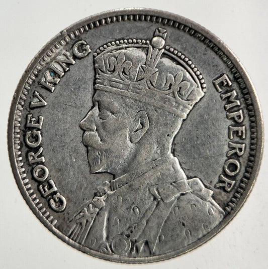 1934 New Zealand Sixpence Silver Coin | Fine Collectable Grade