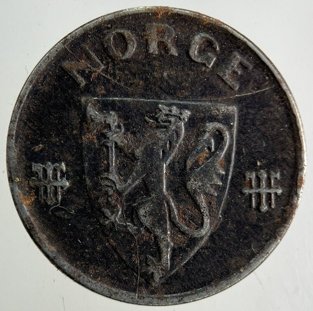 1944 Norway 2 Ore Coin | Collectable Grade