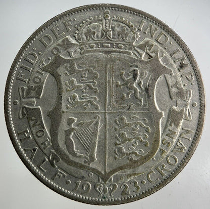 1923 George V Half - Crown Silver Coin | Fine Collectable Grade